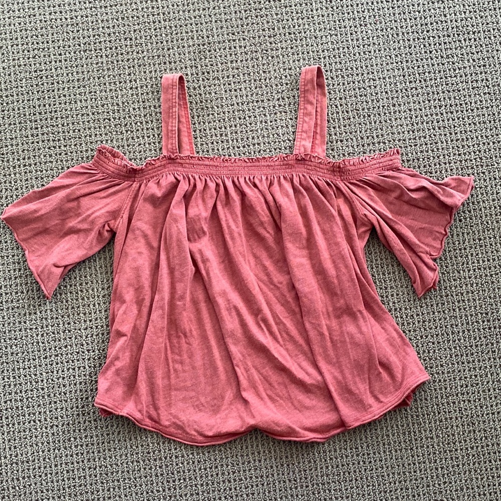 Free People Flowy Shirt